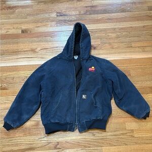 Carhartt Dark Blue Hooded Jacket